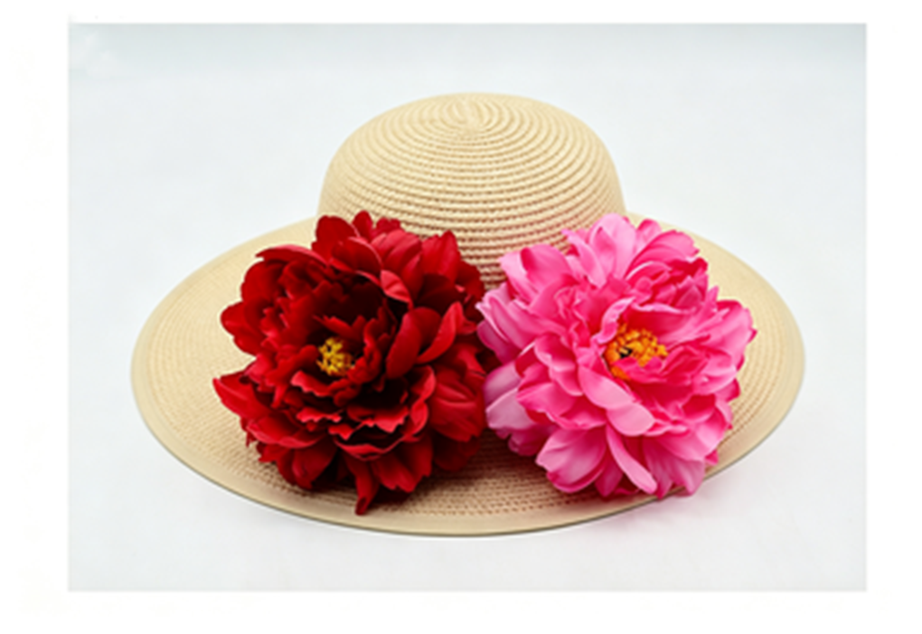 Artificial Peony Flower Heads, Silk Peony Blooms, Pack of 3, 5.5" Diameter, Wedding Decor, Table Arrangements, DIY Crafts
