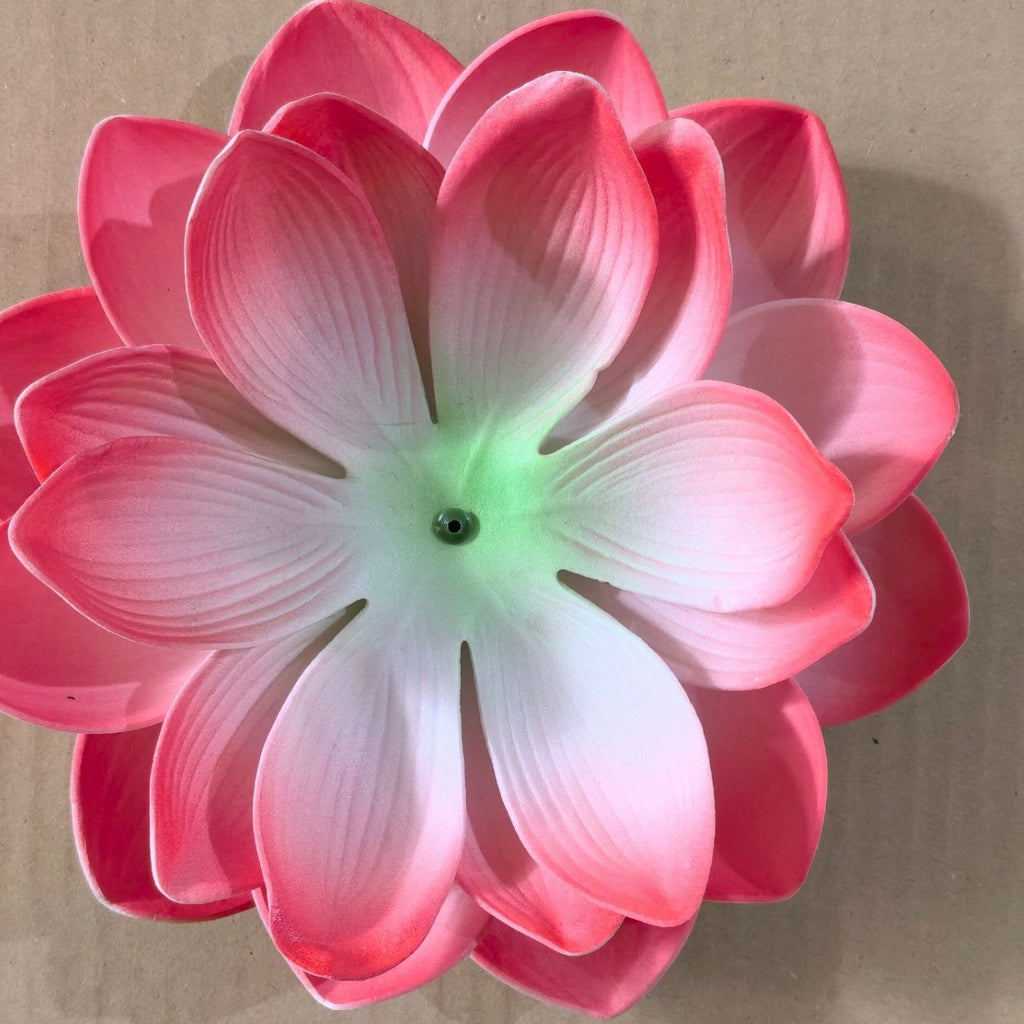 Artificial Lotus Flower, 11" Diameter, Plastic Material, DIY Craft Project, Wedding Decor, Home Decoration