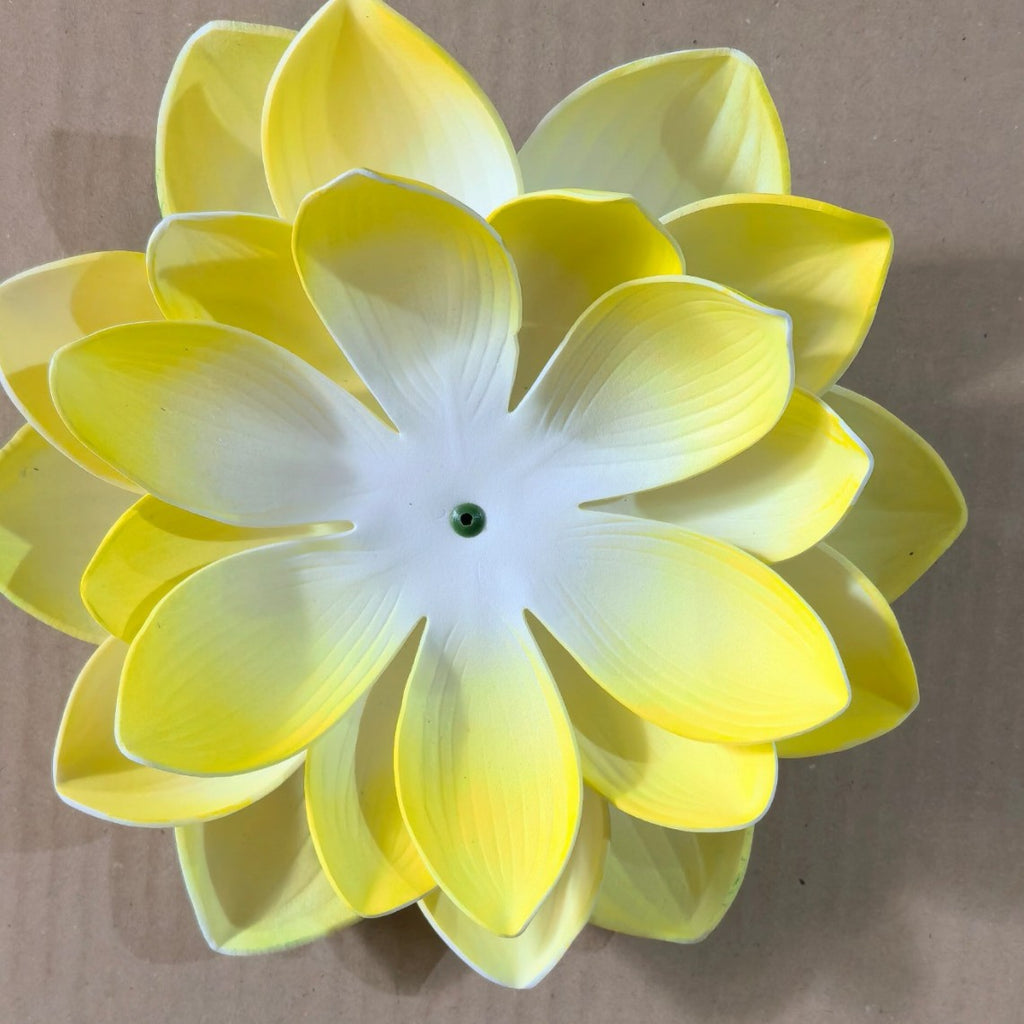 Artificial Lotus Flower, 11" Diameter, Plastic Material, DIY Craft Project, Wedding Decor, Home Decoration