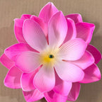 Artificial Lotus Flower, 11" Diameter, Plastic Material, DIY Craft Project, Wedding Decor, Home Decoration