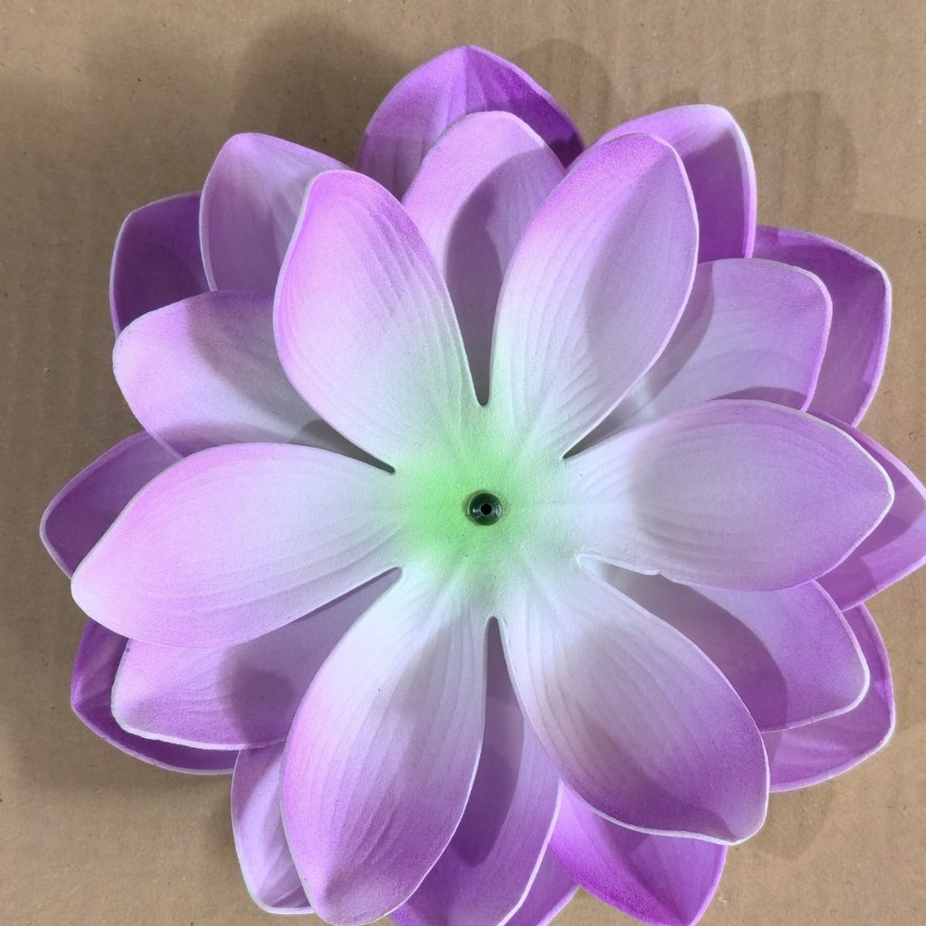Artificial Lotus Flower, 11" Diameter, Plastic Material, DIY Craft Project, Wedding Decor, Home Decoration
