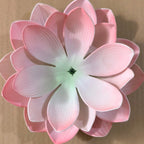 Artificial Lotus Flower, 11" Diameter, Plastic Material, DIY Craft Project, Wedding Decor, Home Decoration