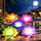 Artificial Lotus Flower, 11" Diameter, Plastic Material, DIY Craft Project, Wedding Decor, Home Decoration