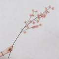 35" Artificial Snow Pear Bush, Lifelike Indoor Decorative Branch, Mixed Material