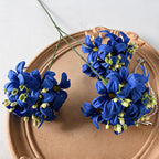 Artificial Hydrangea Bush, 28" Tall with 3 Blooms, Silk Wedding Floral Decor, Indoor Event Arrangement