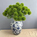 Artificial Dandelion Bouquet, 6 Stems, 20" Tall, Plastic, Rustic & Woodland Style, Perfect for Weddings, Home Decor, and Commercial Spaces