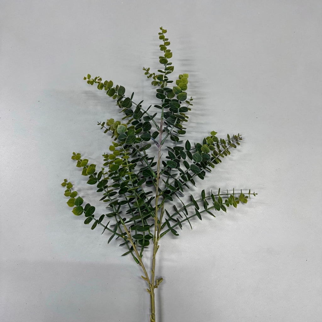 Artificial Eucalyptus Bush, 31" Tall, Realistic Faux Greenery for Home Decor, Floral Arrangements, and Wedding Centerpieces
