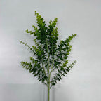 Artificial Eucalyptus Bush, 31" Tall, Realistic Faux Greenery for Home Decor, Floral Arrangements, and Wedding Centerpieces
