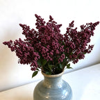Artificial Nandina Berry Bush, 16" Tall, Realistic Faux Green Plant Decoration for Home, Office, and Events
