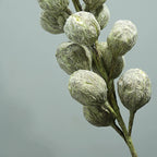 Artificial Foam Green Forbidden Fruit Stem, Realistic Single Stem Faux Plant for Office & Hotel Decor, 39" Tall