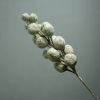 Artificial Foam Green Forbidden Fruit Stem, Realistic Single Stem Faux Plant for Office & Hotel Decor, 39" Tall