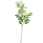 Artificial Red Loropetalum Leaves, Set of 2 Realistic Faux Stems for Home & Office Decor, 26" Tall Bendable Branches, Indoor Use