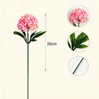 Artificial Hydrangea Dandelion Stems, 10" Tall, Set of 10, Perfect for Wedding Decor & Home Styling