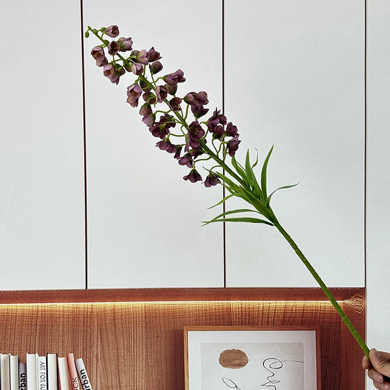 Single Stem Artificial Lily of the Valley, 30" Silk Flower, Modern Home Decor, Hotel & Commercial Spaces, Window Display