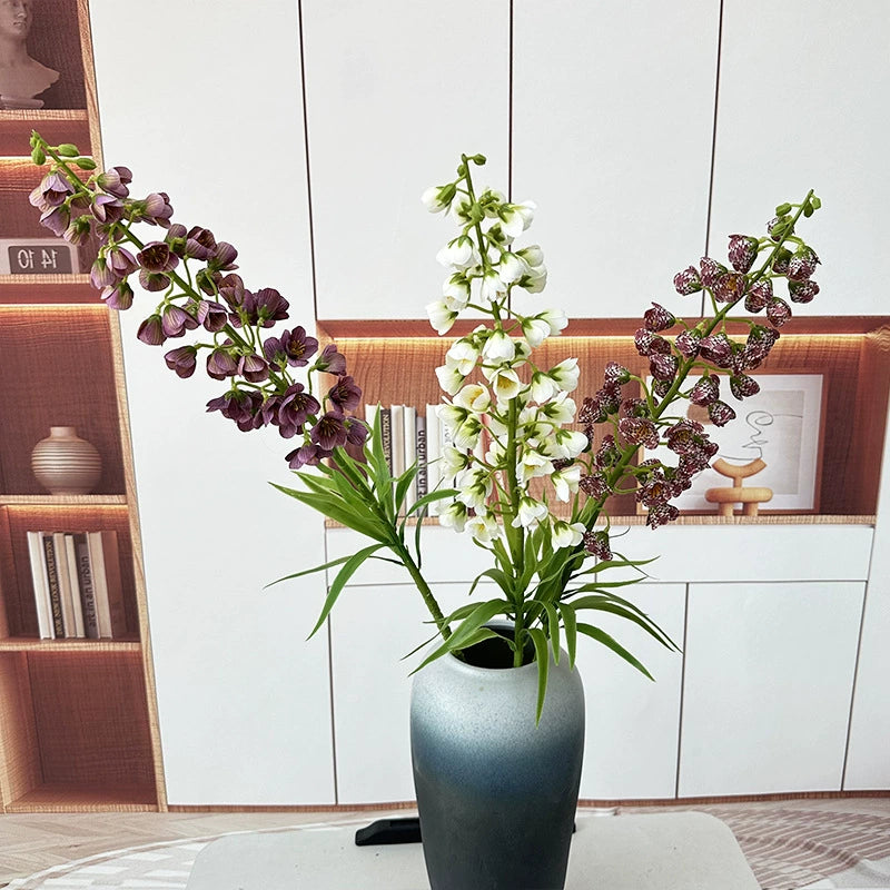 Single Stem Artificial Lily of the Valley, 30" Silk Flower, Modern Home Decor, Hotel & Commercial Spaces, Window Display