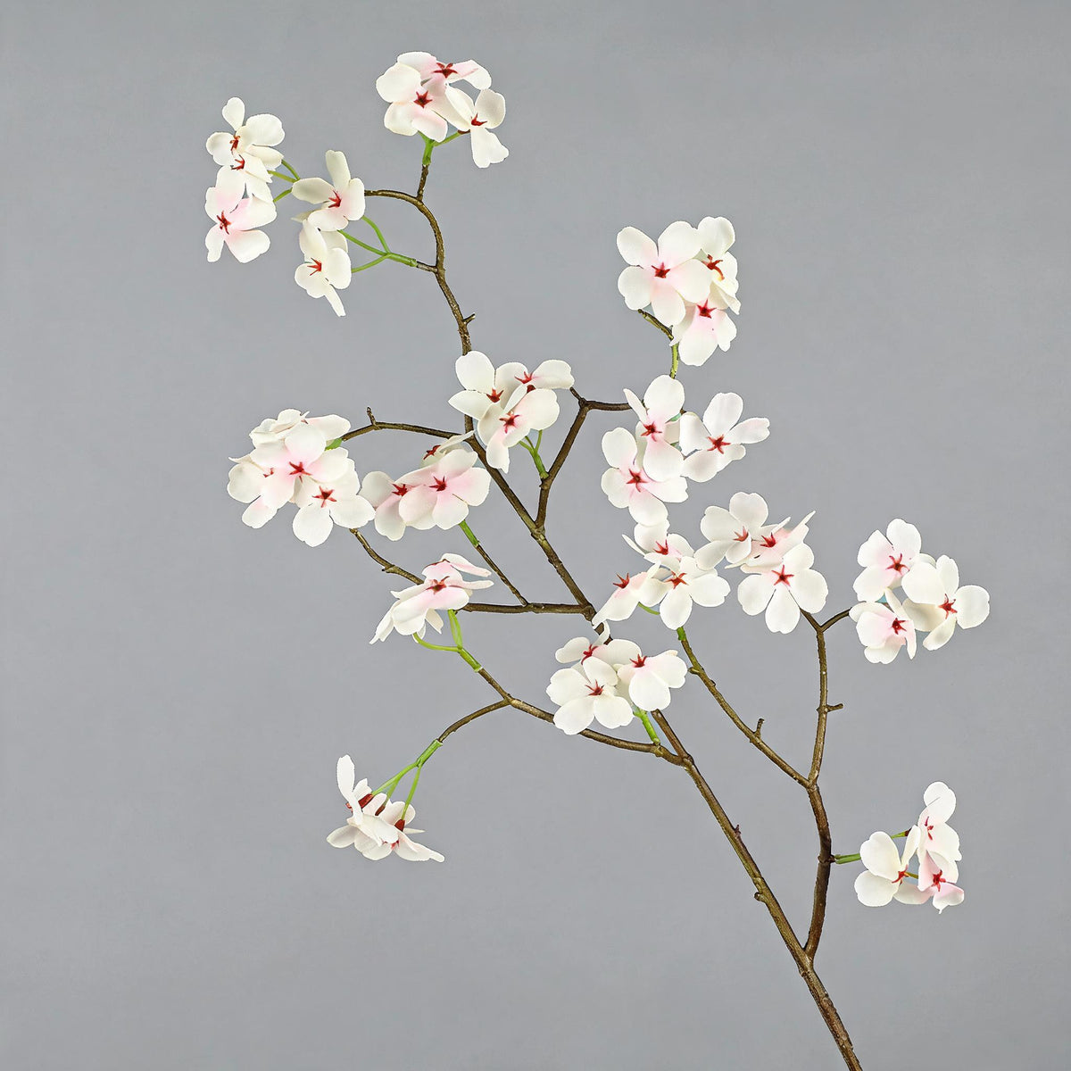 Artificial Silk Pear Blossom Branch, 30" Tall Floral Decor for Home, Hotel & Window Display, Realistic Single Stem with Bendable Wire, Pink or White