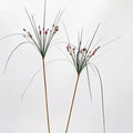 Artificial Umbrella Grass Stems, Set of 2, 53" Tall, PE/PVC Material, Modern Style, Indoor Decor for Office, Hotel, or Display