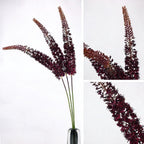 41" Artificial Foxtail Flower, Single Stem Victorian Larkspur Silk Floral for Home Decor, Vase Arrangements, Living Room Accent
