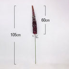 41" Artificial Foxtail Flower, Single Stem Victorian Larkspur Silk Floral for Home Decor, Vase Arrangements, Living Room Accent