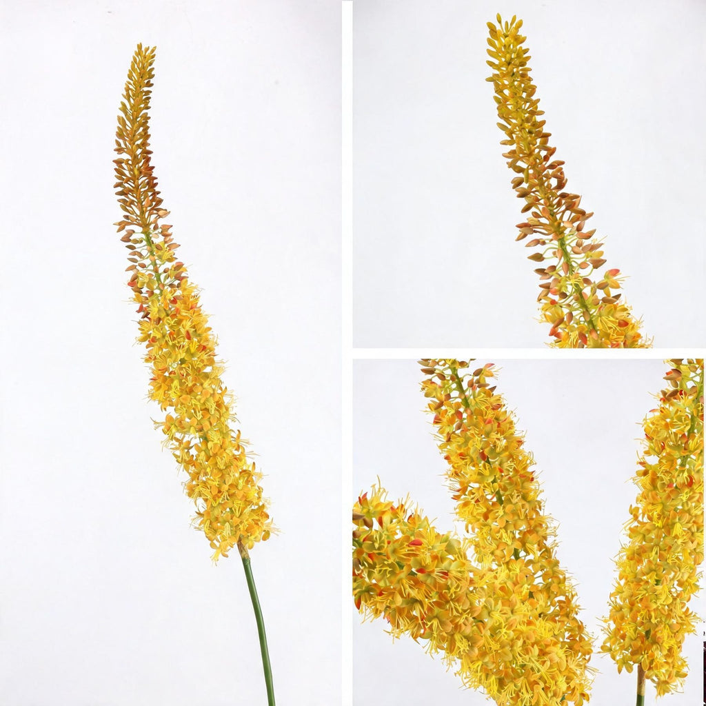 41" Artificial Foxtail Flower, Single Stem Victorian Larkspur Silk Floral for Home Decor, Vase Arrangements, Living Room Accent