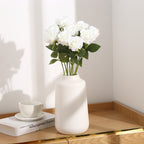 Artificial Silk Rose Single Stem, 20" Tall with 2.76" Bloom, Set of 10 - Wedding Decor, Home Styling, Valentine's Day