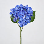 Artificial Hydrangea Single Stem, 16" Tall, 6" Bloom, Wedding & Event Decor, Indoor Use
