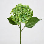 Artificial Hydrangea Single Stem, 16" Tall, 6" Bloom, Wedding & Event Decor, Indoor Use