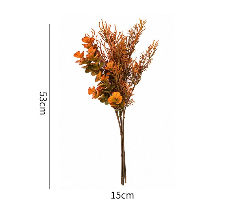 Artificial Eucalyptus Bush, 21" Tall, Perfect for Weddings, Events, and Decor, Realistic Foliage