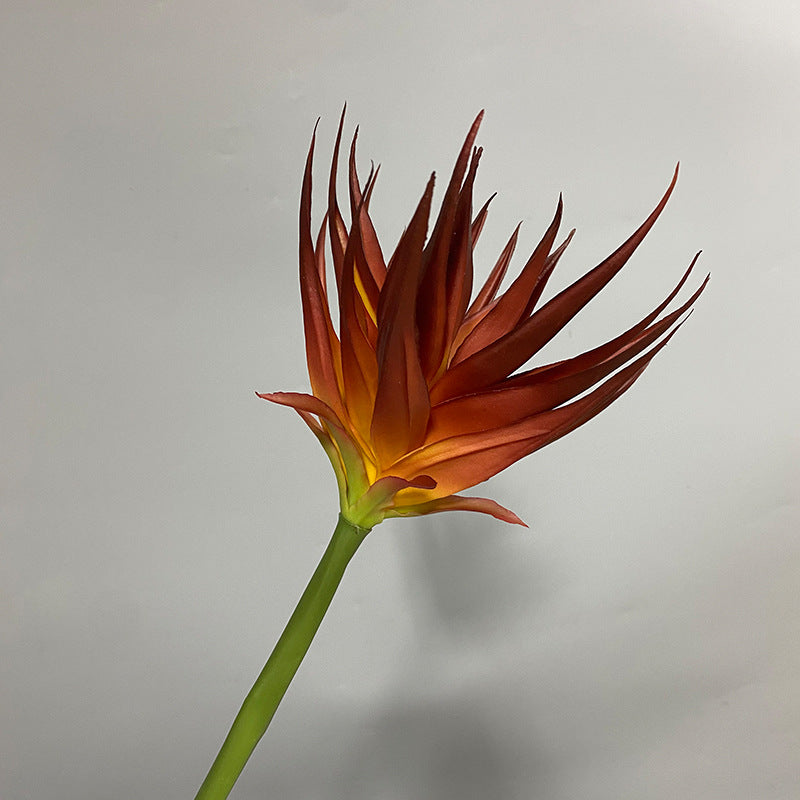 Real-Touch Artificial Phoenix Flower Stem, 33" Tall, Single Stem with Lifelike Latex Blooms, Perfect for Office, Hotel, or Display Decor