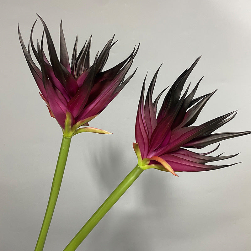 Real-Touch Artificial Phoenix Flower Stem, 33" Tall, Single Stem with Lifelike Latex Blooms, Perfect for Office, Hotel, or Display Decor