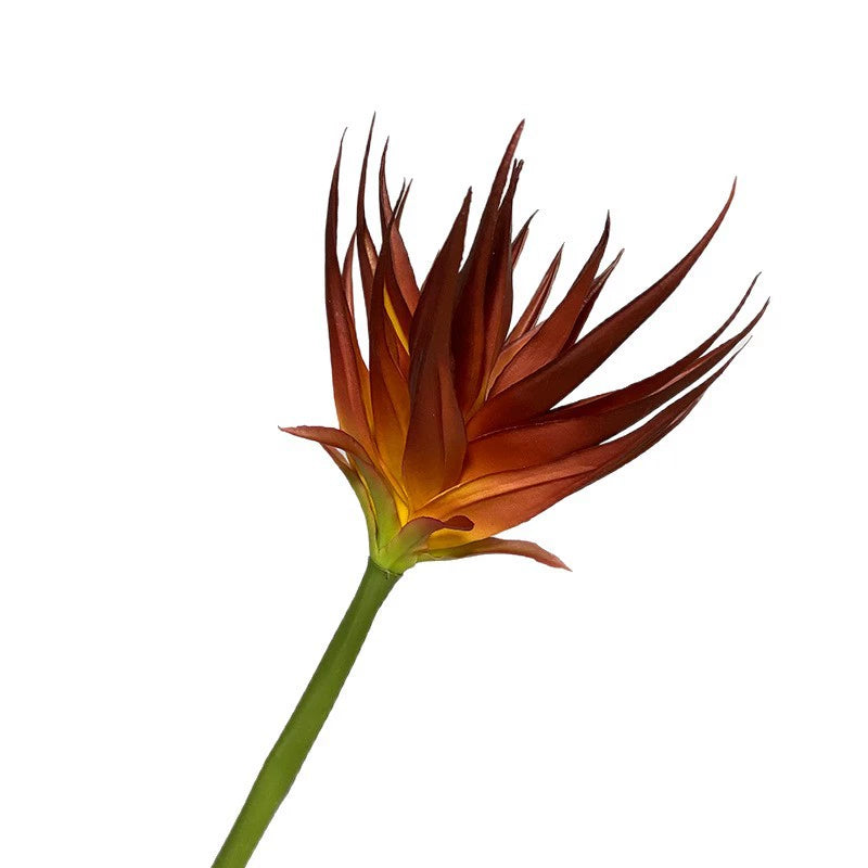 Real-Touch Artificial Phoenix Flower Stem, 33" Tall, Single Stem with Lifelike Latex Blooms, Perfect for Office, Hotel, or Display Decor