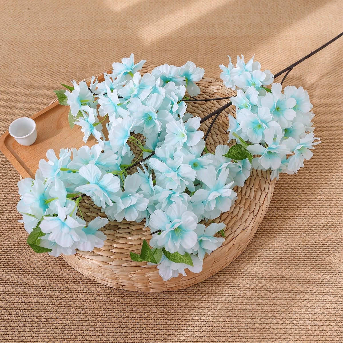 39" Artificial Silk Cherry Blossom Branch, Perfect for Weddings & Home Decor