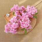 39" Artificial Silk Cherry Blossom Branch, Perfect for Weddings & Home Decor