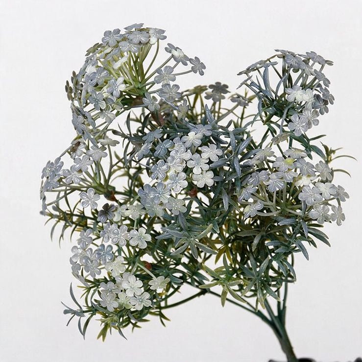 Artificial Chrysanthemum Bush, 7 Blooms, 12" Tall, Realistic Silk Flowers for Home Decor, Vase Arrangements