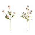 Artificial Dandelion and Plum Blossom Bouquet, 23" Silk Flower Arrangement for Home Decor, Weddings, and Events