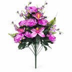 Artificial Peony Lily Bouquet, 26" Tall, 24 Stems, Modern Home Decor, Indoor Floral Arrangement