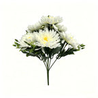 6-Stem Artificial Cockscomb Flower Bouquet, 13" Height, Silk Material, Retro Country Style, Indoor Outdoor Décor