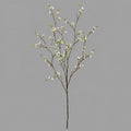 Artificial Wintersweet Stem, Single Branch with 88 Blooms, 43" PU Faux Floral Arrangement for Modern Home, Hotel & Window Display