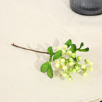 Red Berry Christmas Foam Berry Artificial Plant, Single Stem, 9", Plastic, Festive Holiday Decor, Indoor Use