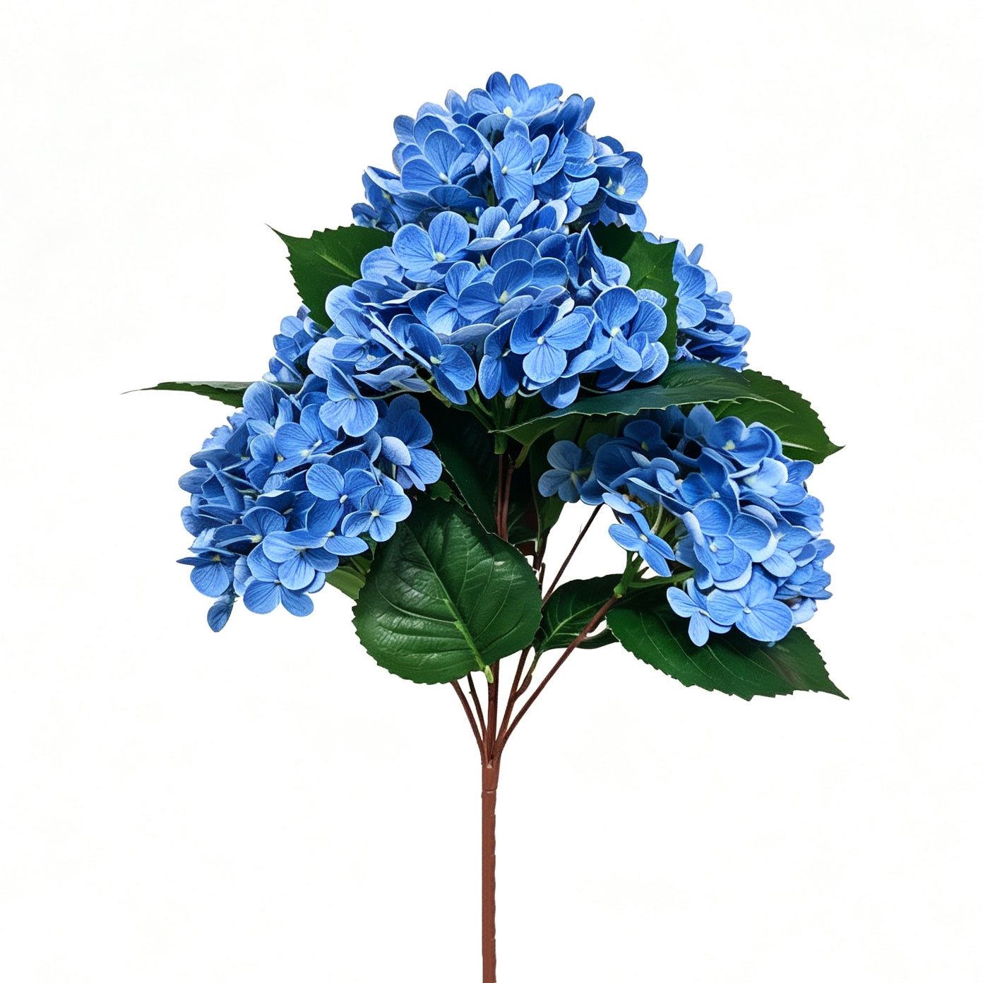 60cm Real Touch UV Resistant Hydrangea Bush | Natural-Looking Latex, Built for UK Weather