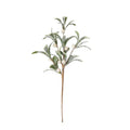 Artificial Olive Branch, Single Stem, 13", Plastic, Christmas & Holiday Decor, Wedding, Office, Indoor Use