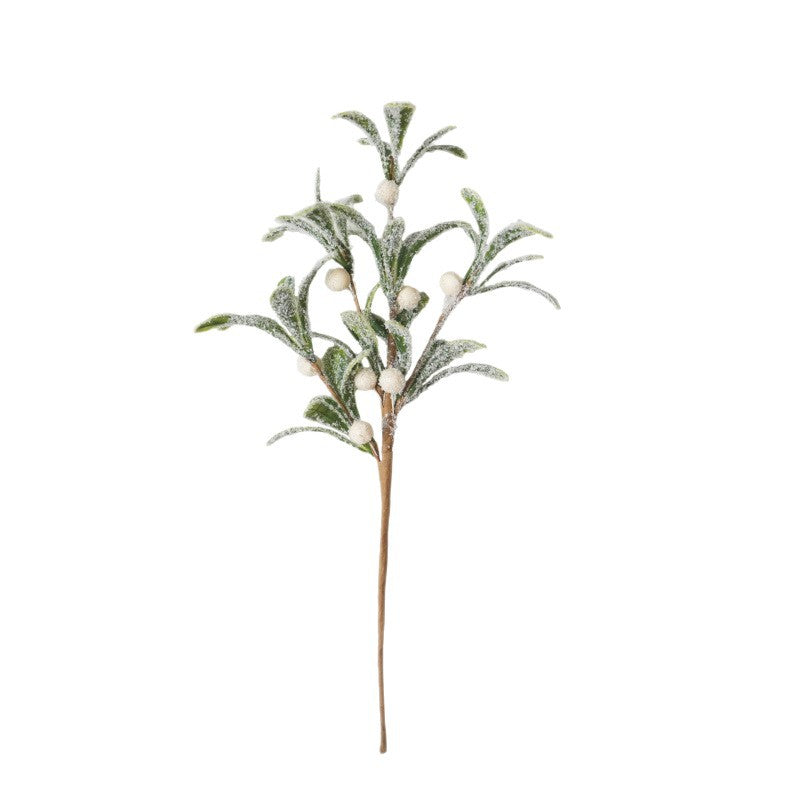 Artificial Olive Branch, Single Stem, 13", Plastic, Christmas & Holiday Decor, Wedding, Office, Indoor Use