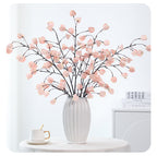 Luxury Artificial Chinese Lantern Flowers, Single Stem with 20 Blooms, 39" Tall Silk Floral Arrangement for Wedding Centerpiece, Home Decor, Office & Events