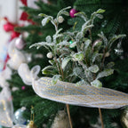 Artificial Olive Branch, Single Stem, 13", Plastic, Christmas & Holiday Decor, Wedding, Office, Indoor Use