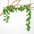Artificial Monstera Vine, 71" Faux Trailing Plant for Indoor & Outdoor Decor, UV-Resistant Greenery for Home, Office, Wedding & Commercial Spaces