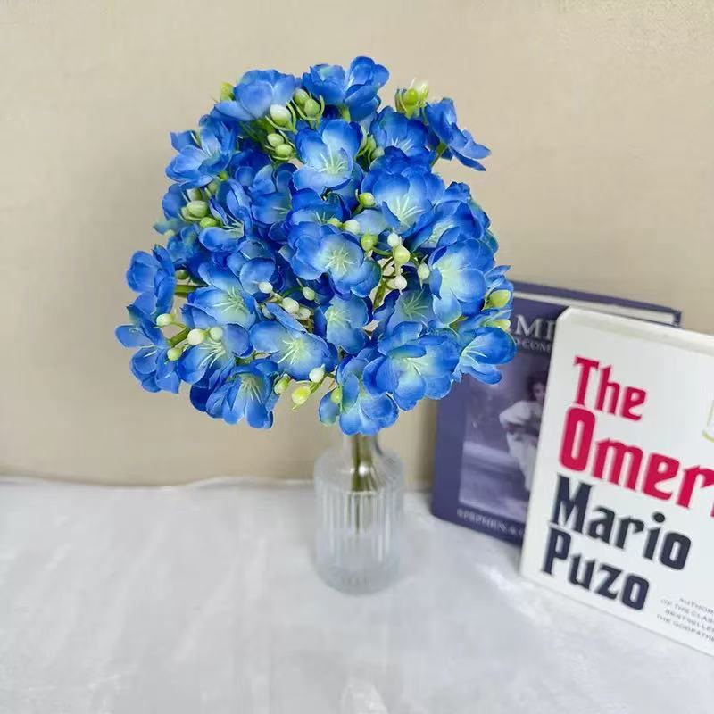 Artificial Jasmine Bouquet, Set of 4, Silk Jasmine Flower Stems, Modern Bouquet for Weddings, Home Decor, Table Centerpieces