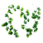 Artificial Monstera Vine, 71" Faux Trailing Plant for Indoor & Outdoor Decor, UV-Resistant Greenery for Home, Office, Wedding & Commercial Spaces