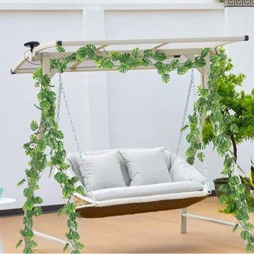 Artificial Monstera Vine, 71" Faux Trailing Plant for Indoor & Outdoor Decor, UV-Resistant Greenery for Home, Office, Wedding & Commercial Spaces