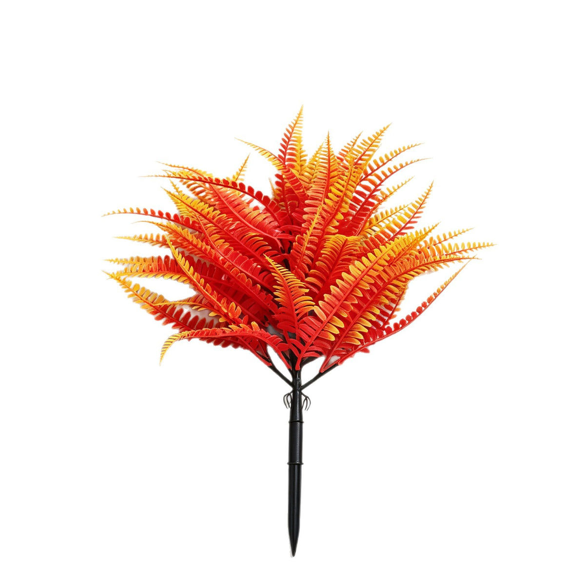 20" Artificial Persian Shield Bush, Realistic Faux Plastic Greenery for Home Decor, Wedding Centerpieces & Office Styling