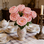 48cm Real Touch David Austin Roses Stems Lifelike Silk Floral Arrangements